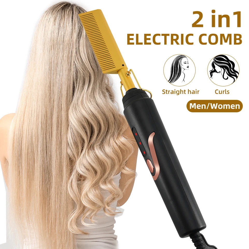 Hot Comb Straightene